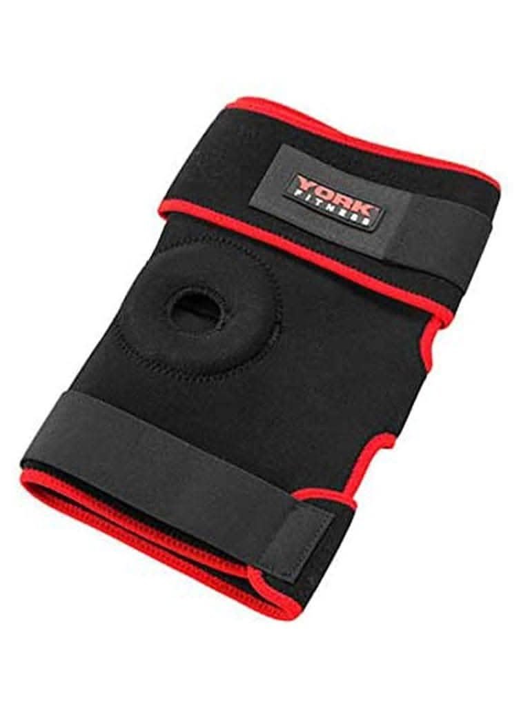 York, Fitness Knee Support, 60262, Red/Black
