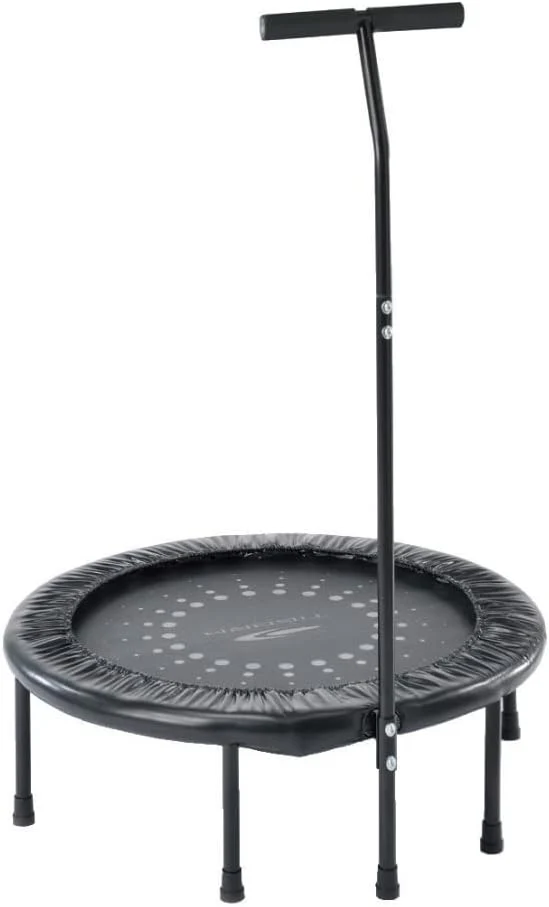 Tdoo 40" Foldable Fitness Trampoline – Black Indoor Exercise