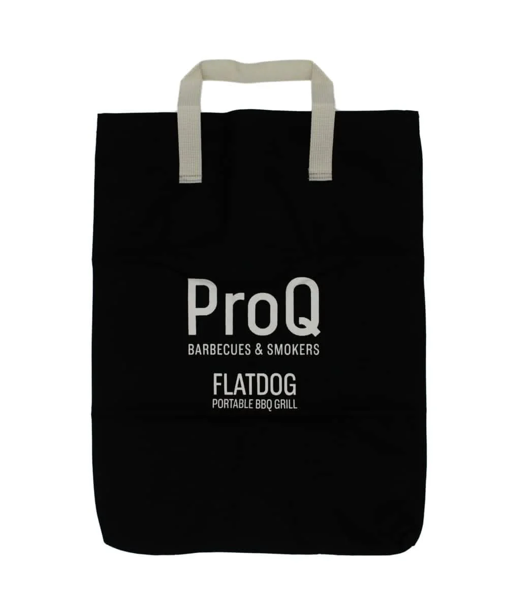 ProQ Flatdog Canvas Carry Bag, Black, S
