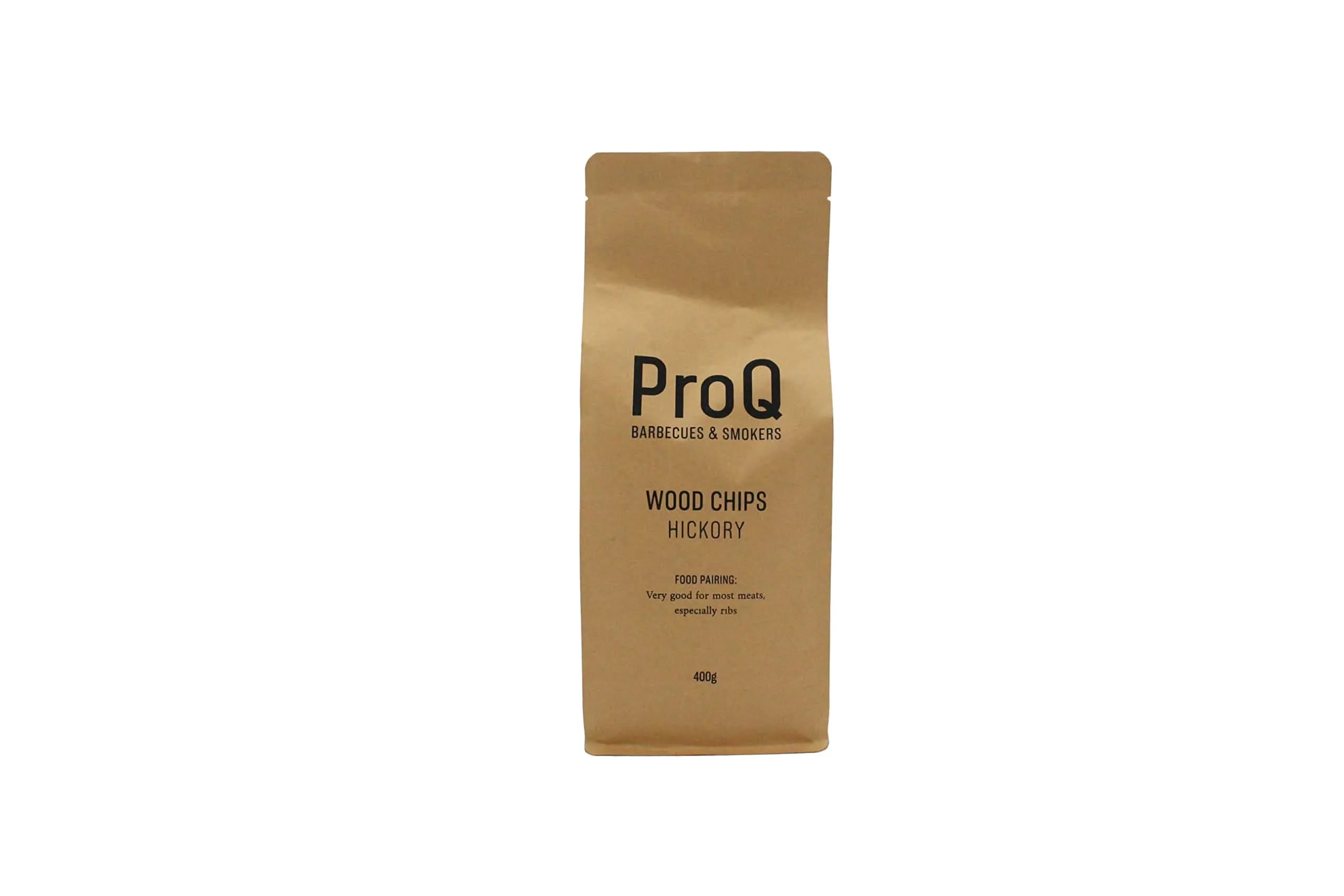 ProQ Smoking Wood Chips - Hickory - Bag (400g), Standard, Mixed