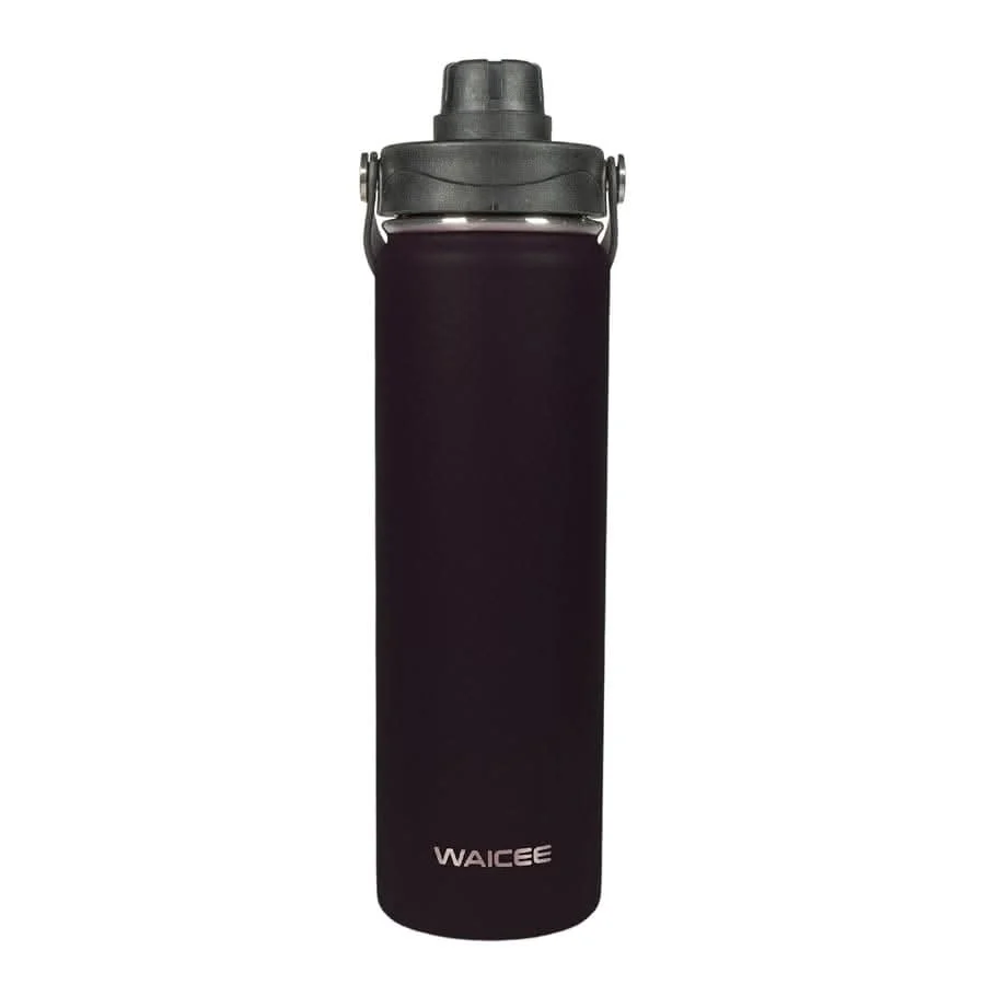 Waicee Onyx Black Reusable Bottle