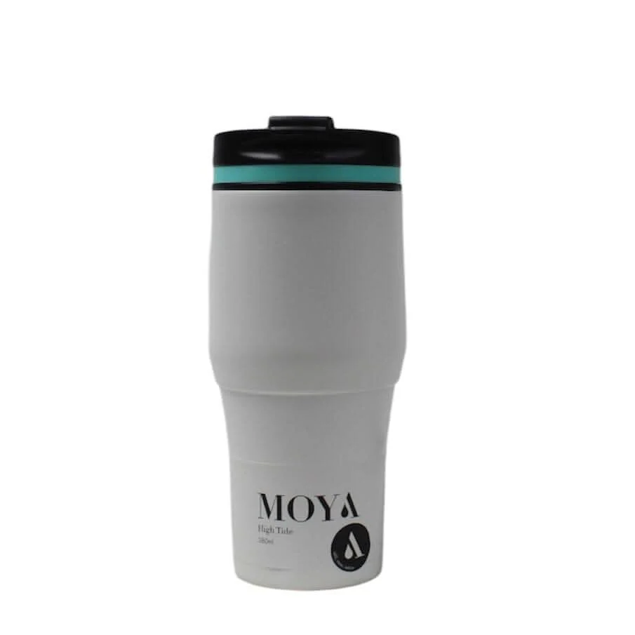 Moya "High Tide" 380ml Travel Coffee Mug Blue/White