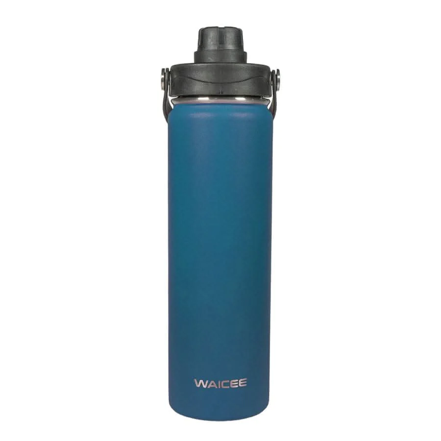 Waicee Steel Blue Reusable Bottle