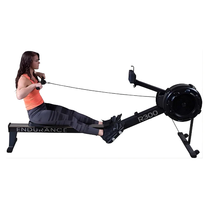 Body Solid Endurance Commercial Rower, Black, R300 - Image 3