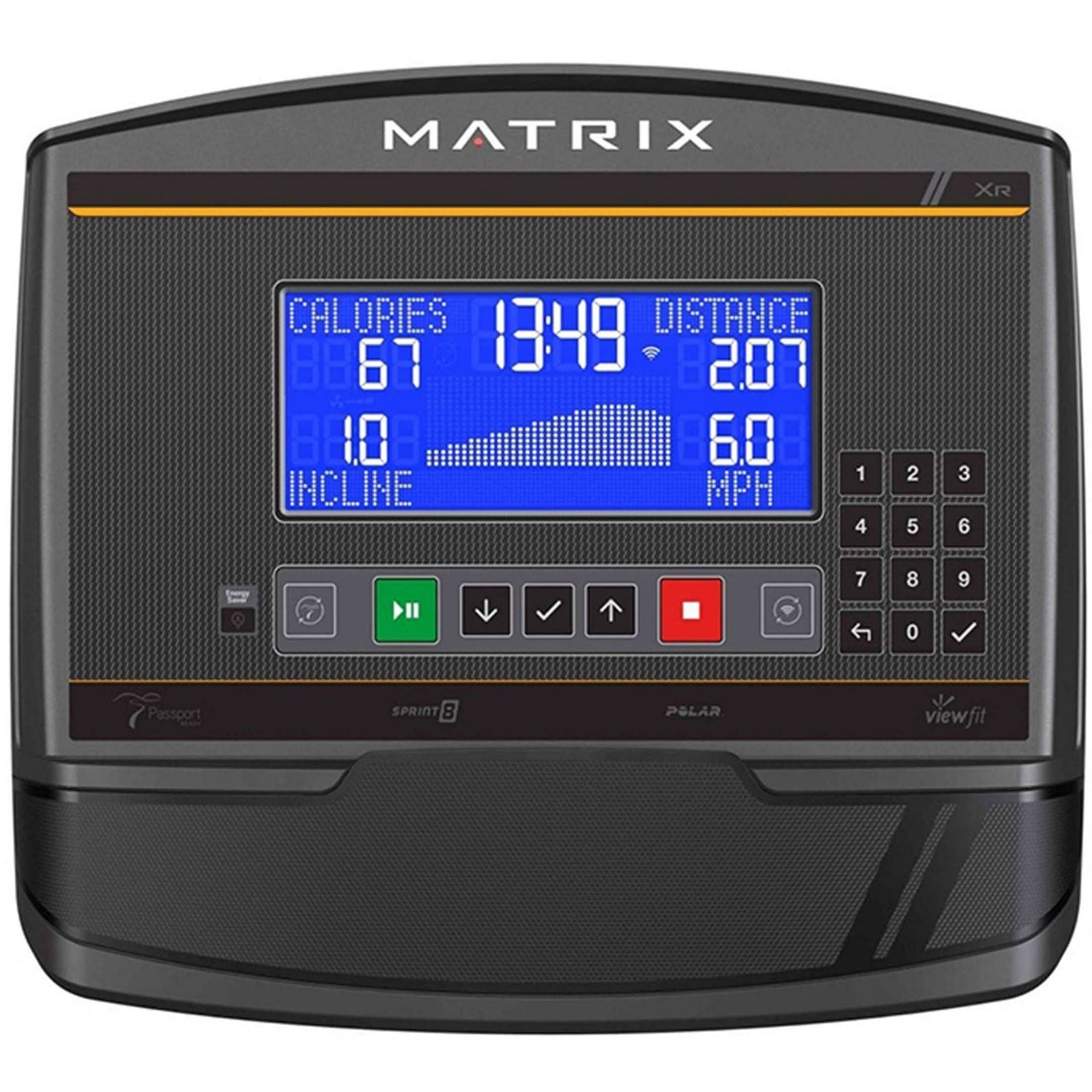 Matrix U50 Upright Bike | XR Console - Image 4