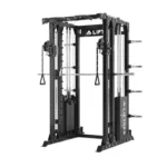 Liftdex Smith Machine Functional Trainer – Compact All-in-One Multi-Gym with Barbell & Dual Cable Pulley System - Image 2
