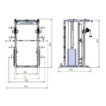Liftdex Smith Machine Functional Trainer – Compact All-in-One Multi-Gym with Barbell & Dual Cable Pulley System - Image 3