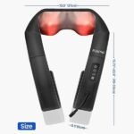Renpho Neck and Shoulder Massager with Adjustable Strap with Heat - Image 2
