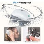 Renpho Waterproof Portable Electric Scalp Massager with 4 Replacement Massage Heads - Image 2