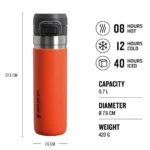 Stanley Go Quick Flip Water Bottle | 0.70L - Image 2