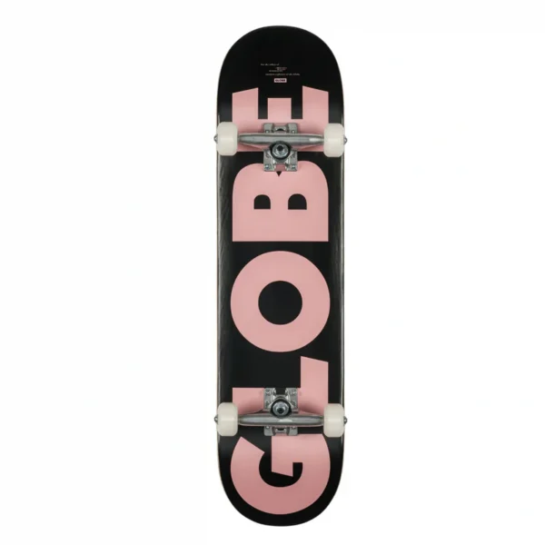 Globe G0 Fubar Skateboard – 8.0", Black/Pink
