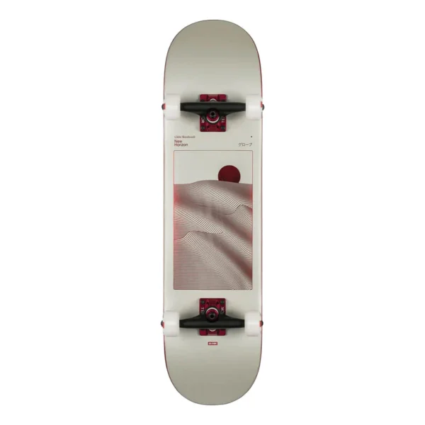 Globe G2 On The Brink G2 On The Brink Off-White Foil/Horizon 8.0FU Skateboard
