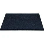 ErgoFloor Quad C4 Black Tiles with Speckled White | 6.5% EPDM (Heavy Duty Gym Tile - 100 x 100 CM)