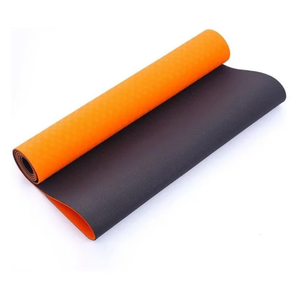 Liveup, Tpe Yoga Mat 173*61*0.4Cm, Ls3237, Orange+Grey