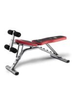 BH Fitness, Multi Position Bench Optima, G320, Red & Silver - Image 2