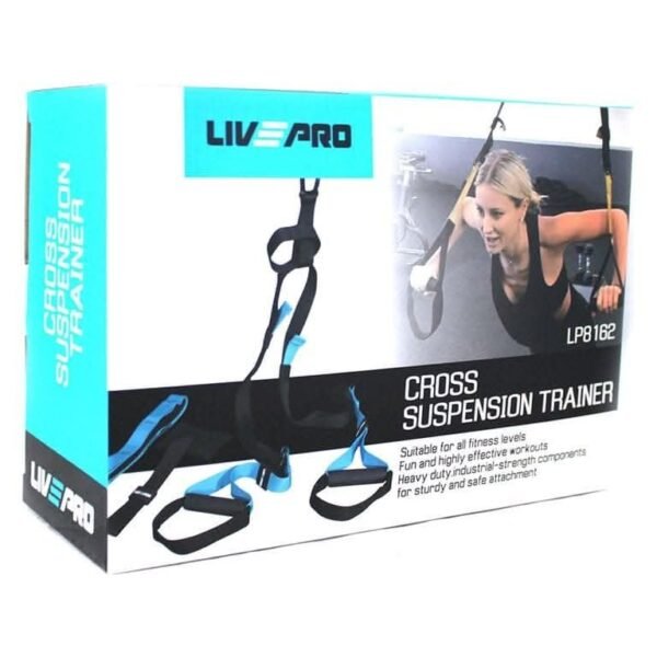 Livepro, Cross Suspension Trainer, Lp8162, Black/Blue