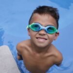 DS Junior Mirror Swimming Goggles - Blue/Yellow - Image 3