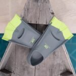 DS Speed Fins Gray/Neon Green - UK 0.5-1 - Image 3