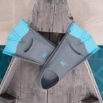 DS Speed Fins Gray/Aqua - UK 5-7 - Image 3