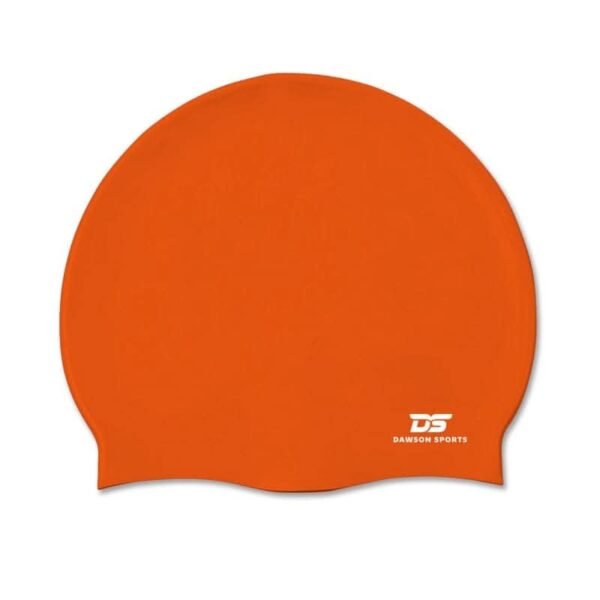 DS Adult Silicone Swimming Cap - Orange
