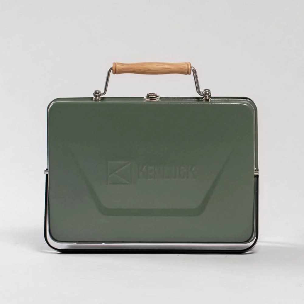 16789523136412c76fef498_2500x.webp Kenluck Buddy Grill, Portable Barbeque Grill, Olive Matte Green - Image 1