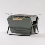 Kenluck Buddy Grill, Portable Barbeque Grill, Olive Matte Green - Image 2