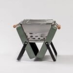 Kenluck Buddy Grill, Portable Barbeque Grill, Olive Matte Green - Image 3