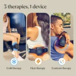 Therabody RecoveryTherm Cube Instant Heat, Cold & Contrast Therapy, Black/Blue - Image 9