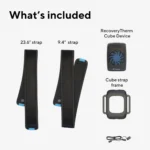 Therabody RecoveryTherm Cube Instant Heat, Cold & Contrast Therapy, Black/Blue - Image 5