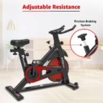 PowerMax Fitness BS-151 Exercise Bike with 10kg flywheel, LCD display & Friction Braking System - Image 5