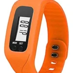 Liveup, 3D Sensor Pedometer Wrist Watch, Ls3348, Orange - Image 3