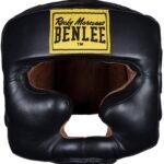 Benlee Boxing Helmet, Full Face Head Protection, 197016/1000, Black, L/XL