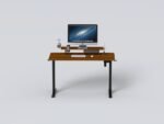 Kingsmith ETSFI21 Smart Adjustable Electric Standing Desk with Drawer and Monitor Stand - Image 21