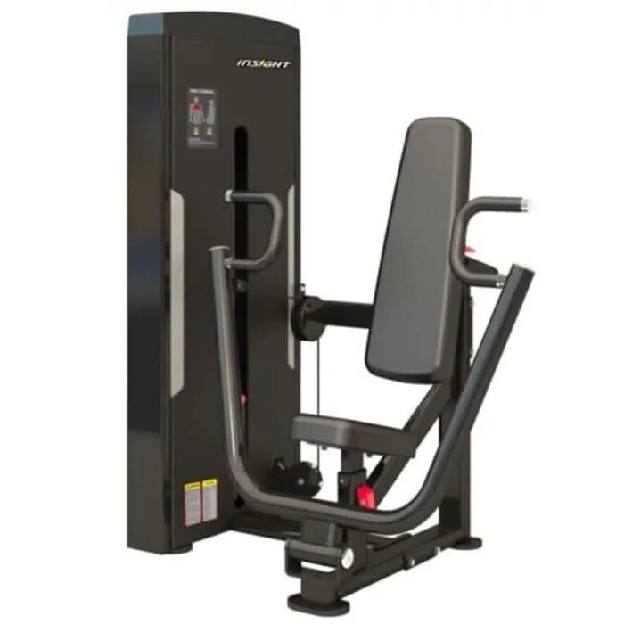 Insight Fitness Chest Press Machine SA001 – Black | Upper Body Gym Equipment