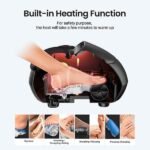 Renpho Foot Massager Machine with Heat, Shiatsu Massager Deep Kneading Therapy Black - Image 4