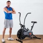 Sparnod Fitness, Upright Air Bike Exercise Cycle for Home Gym, SAB-06_R - Image 2