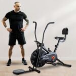 Sparnod Fitness, Upright Air Bike Exercise Cycle for Home Gym, SAB-05_M - Image 2