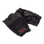 York, Fitness Leather Gloves Large, 60046, Black