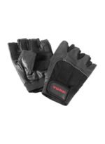 York, Fitness Leather Gloves, 60044, Black - Image 3