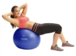 York, Fitness Anti - Burst Gym Ball 55Cm W/ Pump, Multi-Color - Image 2
