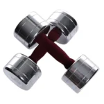 Ta Sports, Chromed Dumbell 1 Kg Colour Tufted Handle, 10510 - Image 3