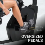 XTERRA SB2.5 Recumbent Bike – 24-Level Magnetic Resistance Indoor Cycle - Image 5