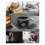 Renpho Eye Massager with Heat & Bluetooth Music, Rechargeable Eye Care Machine with 5 Modes With Remote, Black - Image 5