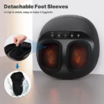 Renpho Foot Massager Machine with Heat, Shiatsu Deep Kneading Therapy With Remote Control, Black - Image 3