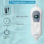 Renpho Heating Pad, Flannel Back Heat Pad for Neck Shoulder, Body Fast Heated Warmer with Strap - Image 4