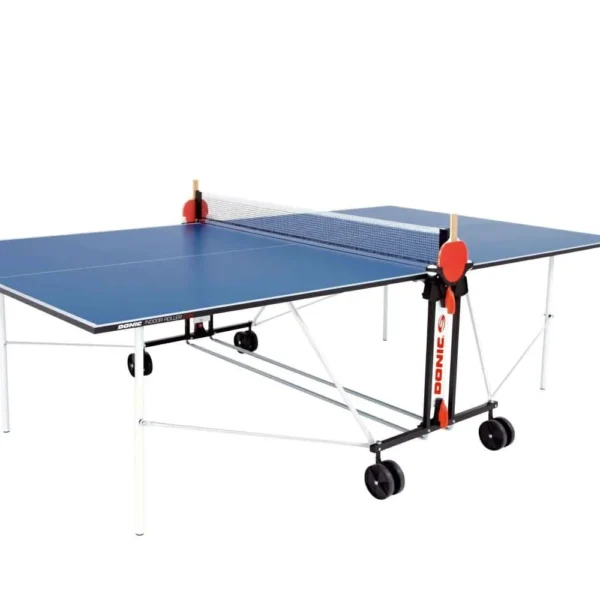 Donic Indoor Roller Fun Table Tennis Table, Blue
