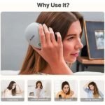 Renpho Waterproof Portable Electric Scalp Massager with 4 Replacement Massage Heads - Image 4