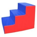 DS 3-Step Foam Stair - Red/Blue