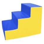 DS 3-Step Foam Stair - Yellow/Blue