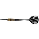 Harrows Vivid Black Brass Steel Tip Darts, 21 Grms - Image 2